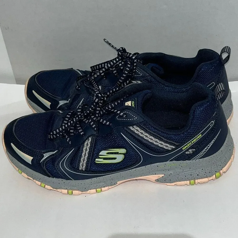 Skechers Women's Navy Blue Hillcrest Vast Adventure Trail‎ Sneakers Size 10